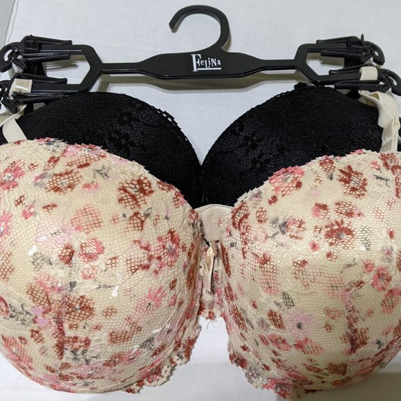 Felina Other - Felina 2 Pack Lace Overlay Bras